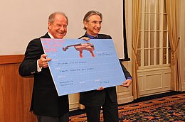 Prof. Dr. Peter Mürner und Michael Tilson Thomas